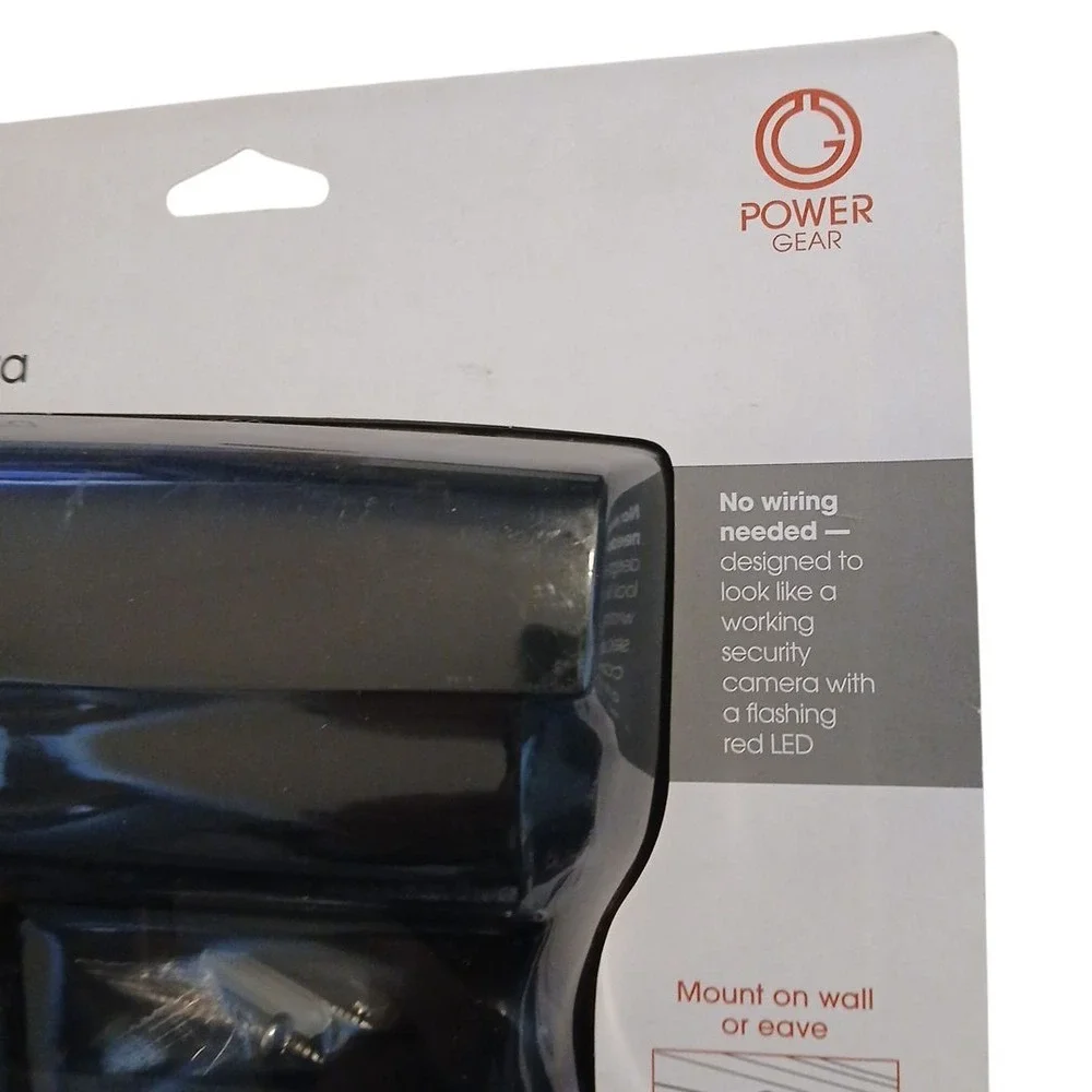 Power Gear Interior Exterior Simulated Decoy Security Camera 40661 Two (2) Pack